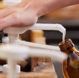 Reusable refill bottles ready to continue the closed-loop cycle